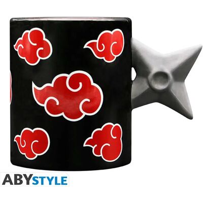 Abystyle Naruto Shippuden - Shuriken Tasse - Akatsuki - 460ml Abystyle Naruto Shippuden - Shuriken Tasse - Akatsuki - 460ml