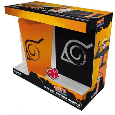 ABYstyle Naruto Shippuden Water Glass Set - Konoha & Akatsuki - 0.4ml ABYstyle Naruto Shippuden Water Glass Set - Konoha & Akatsuki - 0.4ml