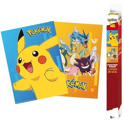 ABYstyle Pokémon Poster-Set - 52x38cm - Chibi Charaktere ABYstyle Pokémon Poster-Set - 52x38cm - Chibi Charaktere