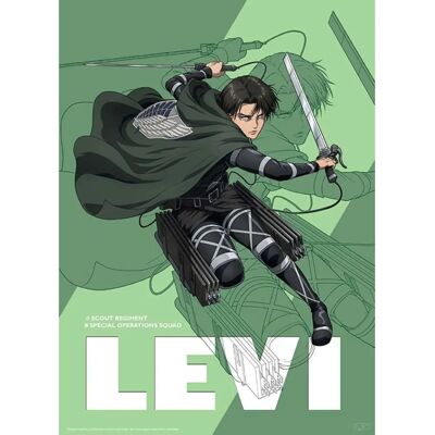 Abysse Levi Attack On Titan Poster - 52x38cm Abysse Levi Attack On Titan Poster - 52x38cm