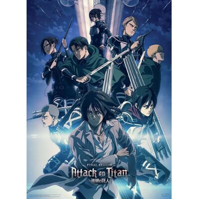 Gb Eye Attack On Titan - Poster Foto di Gruppo Stagione 4 Gb Eye Attack On Titan - Poster Foto di Gruppo Stagione 4