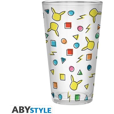 ABYstyle ABYVER211 Pikachu Großes Glas - 400ml - Trinkglas ABYstyle ABYVER211 Pikachu Großes Glas - 400ml - Trinkglas