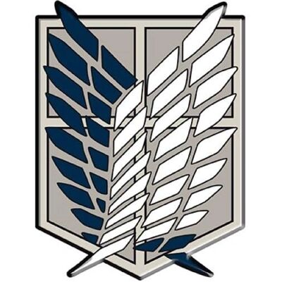 ABYstyle Attack On Titan - Emblema do Regimento Scout ABYstyle Attack On Titan - Emblema do Regimento Scout
