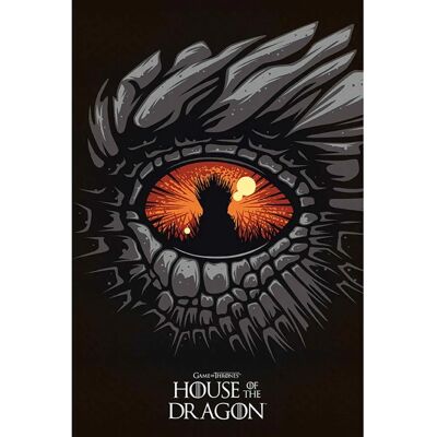 House of the Dragon Poster - 91,5x61 cm - Drache Dekor House of the Dragon Poster - 91,5x61 cm - Drache Dekor