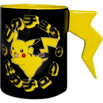 Pokemon Pikachu Lightning Bolt 3D Mugg - Mugg Pokemon Pikachu Lightning Bolt 3D Mugg - Mugg