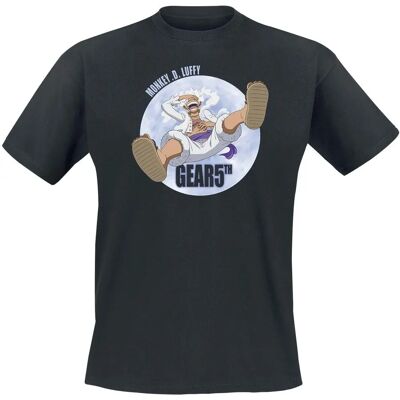 One Piece Gear 5Th Schwarzes Neues Modell - T-Shirt One Piece Gear 5Th Schwarzes Neues Modell - T-Shirt
