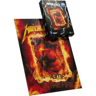 Metallica Fire Demon - Puzzle 1000 elementów - Wielokolorowe Metallica Fire Demon - Puzzle 1000 elementów - Wielokolorowe