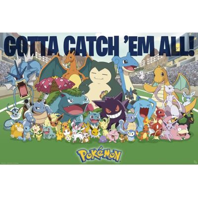 Gb Eye Pokémon - Favorieten Aller Tijden Poster - 91,5x61cm Gb Eye Pokémon - Favorieten Aller Tijden Poster - 91,5x61cm