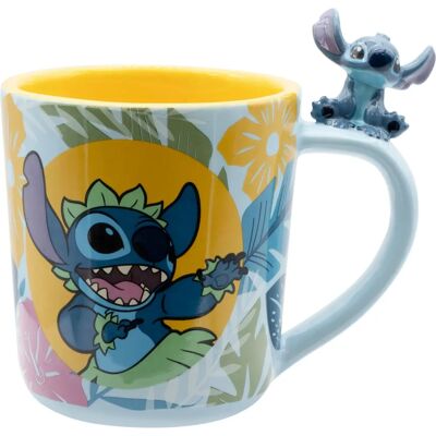 Disney Hawaiian Stitch Bögre - 3D Fogantyú 460ml Disney Hawaiian Stitch Bögre - 3D Fogantyú 460ml