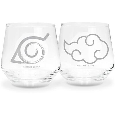 ABYstyle Naruto Shippuden 2er Gläser-Set ABYstyle Naruto Shippuden 2er Gläser-Set