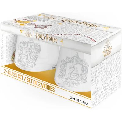 Abystyle Harry Potter Gläser Set Gryffindor & Slytherin Abystyle Harry Potter Gläser Set Gryffindor & Slytherin