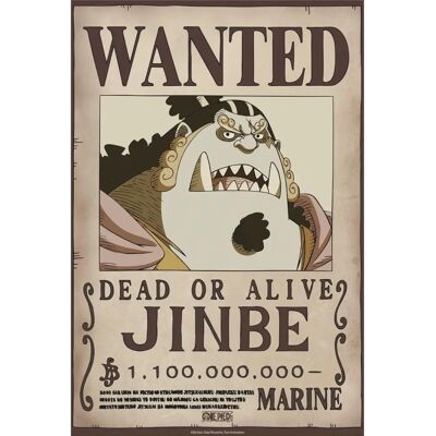 Affiche GB Eye Jinbe Wano - 52x38cm - Papier de Qualité - Publicité Affiche GB Eye Jinbe Wano - 52x38cm - Papier de Qualité - Publicité