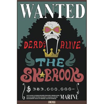GB Eye One Piece Poster Wano Brook Chibi - 52x38cm GB Eye One Piece Poster Wano Brook Chibi - 52x38cm
