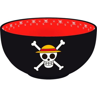 ABYstyle One Piece Skull Bowl - 600ml - Red - Officially Licensed ABYstyle One Piece Skull Bowl - 600ml - Red - Officially Licensed