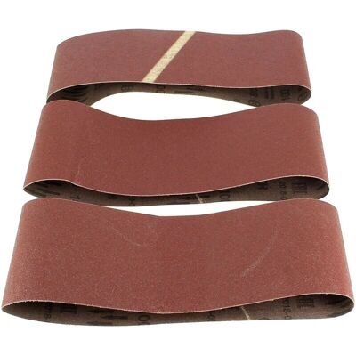 Modello Bosch - Nastri abrasivi - 75x457 mm - Confezione da 3 Modello Bosch - Nastri abrasivi - 75x457 mm - Confezione da 3