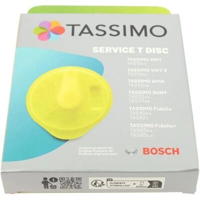 Bosch - Disque de nettoyage Tassimo - Accessoire pour machine à café - Publicité Bosch - Disque de nettoyage Tassimo - Accessoire pour machine à café - Publicité