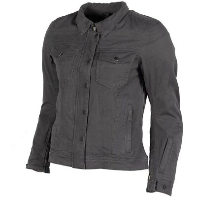 Blouson Dark Grey NAZAIRE DXR - Veste moto protectrice - Publicité Blouson Dark Grey NAZAIRE DXR - Veste moto protectrice - Publicité