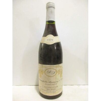 RÉMI SÉGUIN 1994 - Vin rouge - Publicité RÉMI SÉGUIN 1994 - Vin rouge - Publicité