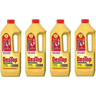 Destop Déboucheur Canalisations - 950ML Liquide Rapide - Publicité Destop Déboucheur Canalisations - 950ML Liquide Rapide - Publicité