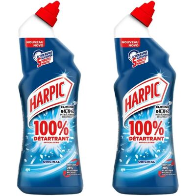 Nettoyant WC Harpic - Détartrant rapide - 750ml - Publicité Nettoyant WC Harpic - Détartrant rapide - 750ml - Publicité