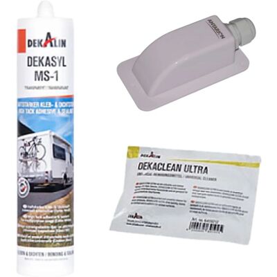 Antarion - Kit De Pose Solaire Sans Régulateur - Passe-toit étanche - Dekasyl MS1 - Dekaclean - Solar Installation Kit - Publicité Antarion - Kit De Pose Solaire Sans Régulateur - Passe-toit étanche - Dekasyl MS1 - Dekaclean - Solar Installation Kit - Publicité
