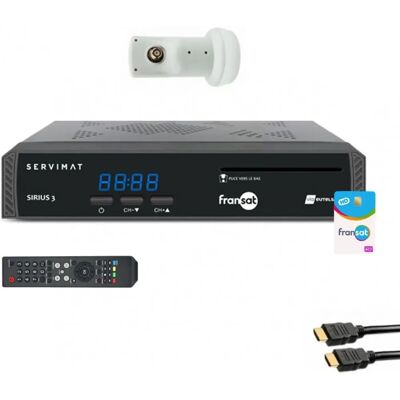Servimat - SIRIUS HD - Fransat - HD - DVB decoder - Publicité Servimat - SIRIUS HD - Fransat - HD - DVB decoder - Publicité