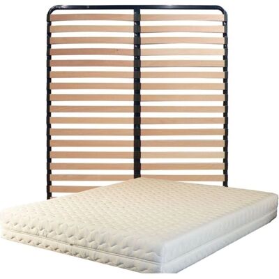 Nuits d'or Materasso in memory foam 120x190 - Supporto fermo - Cuscino e protezione inclusi Nuits d'or Materasso in memory foam 120x190 - Supporto fermo - Cuscino e protezione inclusi
