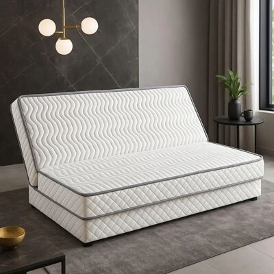 Nuits d or Colchón Firme de Látex - 5 Zonas para Sofá Cama - 15cm de grosor Nuits d or Colchón Firme de Látex - 5 Zonas para Sofá Cama - 15cm de grosor