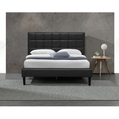 Literie Julien - Riley - Negro - 120x200 Bed Literie Julien - Riley - Negro - 120x200 Bed