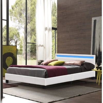 Cama Literie Julien Angel 160x200 con Luz LED - Cama Cama Literie Julien Angel 160x200 con Luz LED - Cama
