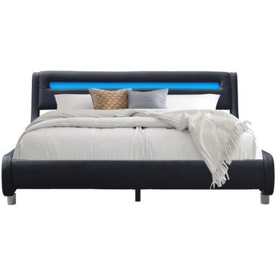 Cama King of dreams Incurvee Negro - 140x200 cm Cama King of dreams Incurvee Negro - 140x200 cm