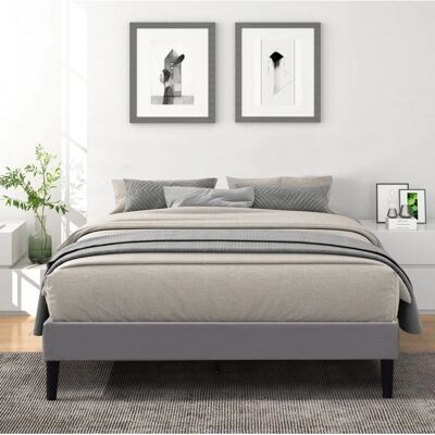 Nuits d or KD - Sommier 140x200 cm Gris - Housse déhoussable - Publicité Nuits d or KD - Sommier 140x200 cm Gris - Housse déhoussable - Publicité
