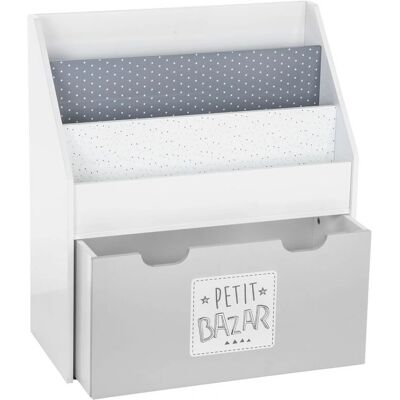 Bibliothèque pour enfants Atmosphera Kids Little Bazar Gris - Étagère pour enfants - Publicité Bibliothèque pour enfants Atmosphera Kids Little Bazar Gris - Étagère pour enfants - Publicité