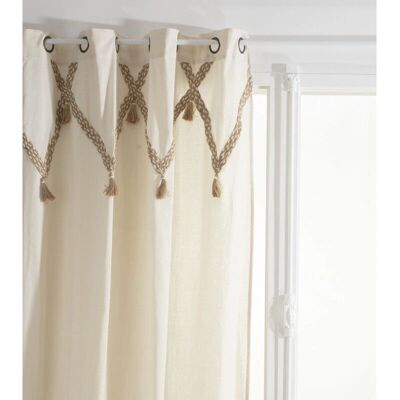Toilinux L514855 Rideau - Décoration élégante pour chambre - Publicité Toilinux L514855 Rideau - Décoration élégante pour chambre - Publicité