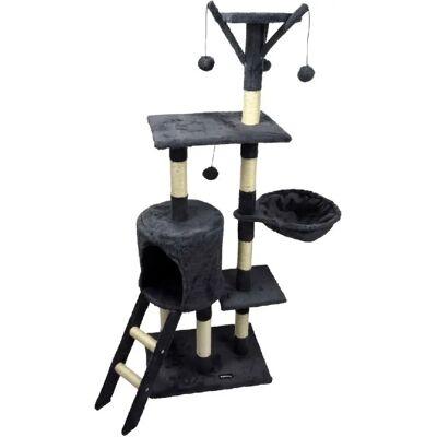 Love Story - Grand arbre multi-activités pour chats - Gris charbon - Publicité Love Story - Grand arbre multi-activités pour chats - Gris charbon - Publicité