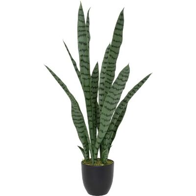 Atmosphera - Sansevieria artificielle - 90 cm - Vert - Plante artificielle - Publicité Atmosphera - Sansevieria artificielle - 90 cm - Vert - Plante artificielle - Publicité