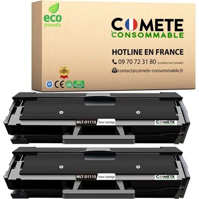 COMETE CONSOMMABLE - MLT-D111S - Noir - 2-pack - Toner - Publicité COMETE CONSOMMABLE - MLT-D111S - Noir - 2-pack - Toner - Publicité