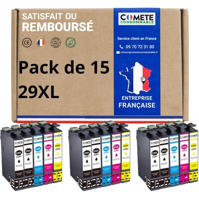 COMETE - 29XL - 15x - Epson XP245/XP452 - Encre - Publicité COMETE - 29XL - 15x - Epson XP245/XP452 - Encre - Publicité