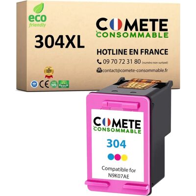 Cartouche d'encre couleur COMETE 304Xl - Compatible HP 304 XL - Publicité Cartouche d'encre couleur COMETE 304Xl - Compatible HP 304 XL - Publicité