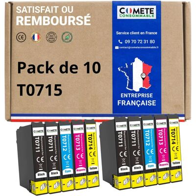 Cheetah Cartouches d'Encre Compatibles Epson T0715 T0711 T0712 T0713 T0714 - Fournitures d'Imprimante - Publicité Cheetah Cartouches d'Encre Compatibles Epson T0715 T0711 T0712 T0713 T0714 - Fournitures d'Imprimante - Publicité