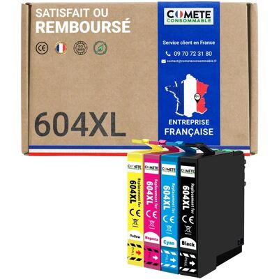Cartouches d'Encre Epson 604XL Couleurs et Noire - Imprimante - Publicité Cartouches d'Encre Epson 604XL Couleurs et Noire - Imprimante - Publicité
