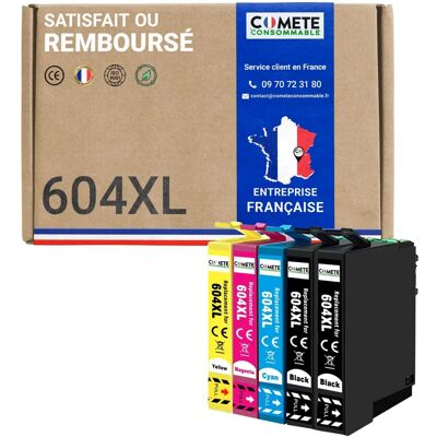 Cartouches d'Encre 604Xl 5 Couleurs - Compatible avec Epson XP2200, XP2205, XP3200, XP3205, XP4200, XP4205 - Publicité Cartouches d'Encre 604Xl 5 Couleurs - Compatible avec Epson XP2200, XP2205, XP3200, XP3205, XP4200, XP4205 - Publicité