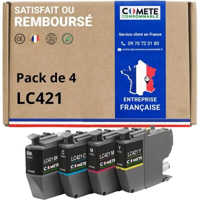 COMETE CONSOMMABLE - LC421XL - Noir - Cartouche d'encre - Publicité COMETE CONSOMMABLE - LC421XL - Noir - Cartouche d'encre - Publicité