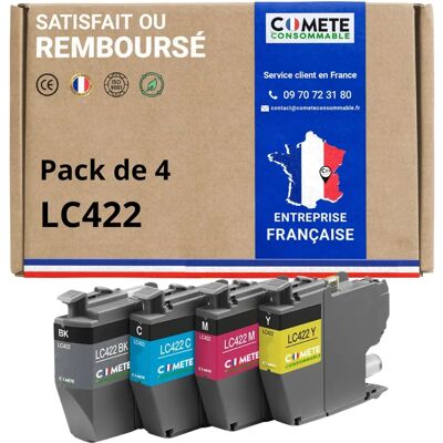 COMETE CONSOMMABLE - LC422 XL - Cartouche jet d'encre - Publicité COMETE CONSOMMABLE - LC422 XL - Cartouche jet d'encre - Publicité