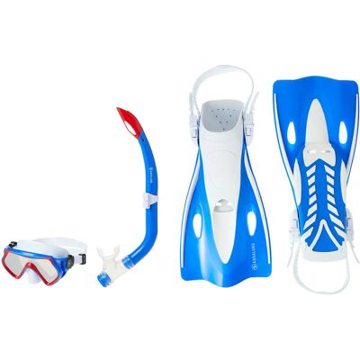 Set de snorkel para niños Aqualung - Máscara, Aletas, Tubo Set de snorkel para niños Aqualung - Máscara, Aletas, Tubo