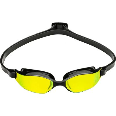 Aqua Sphere XCEED Yellow Titanium Mirrored Goggles - Unisex UK One Size Aqua Sphere XCEED Yellow Titanium Mirrored Goggles - Unisex UK One Size