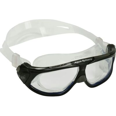 Occhialini da nuoto Aqua Sphere Seal 2.0 Nero Grigio - Campo visivo 180° - Protezione UV Occhialini da nuoto Aqua Sphere Seal 2.0 Nero Grigio - Campo visivo 180° - Protezione UV
