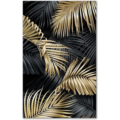 Hexoa Art feuillage de la jungle - 50x80cm - Décor - Publicité Hexoa Art feuillage de la jungle - 50x80cm - Décor - Publicité