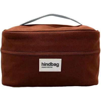 Hindbag Gaspard Chocolat - Large Tote Bag - Vanity Bag Hindbag Gaspard Chocolat - Large Tote Bag - Vanity Bag