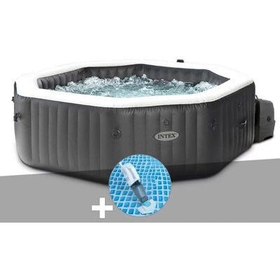 Spa gonflable octogonal Intex PureSpa Carbone 4 places - Spa - Publicité Spa gonflable octogonal Intex PureSpa Carbone 4 places - Spa - Publicité
